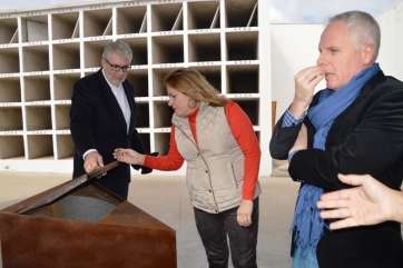 Nuevo espacio para depositar cenizas en el cementerio de San Gregorio (Foto TA)