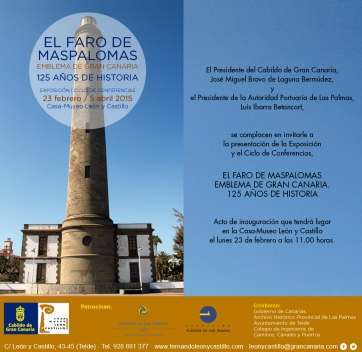 Cartel de la inauguración de la muestra (Foto TA)