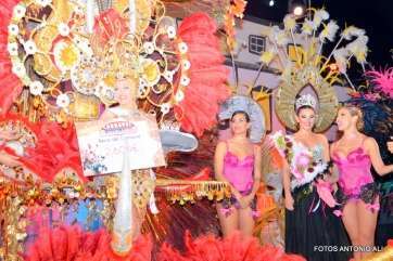 La nueva Reina del Carnaval del Carnaval Internacional de Maspalomas (Foto Antonio Alí)