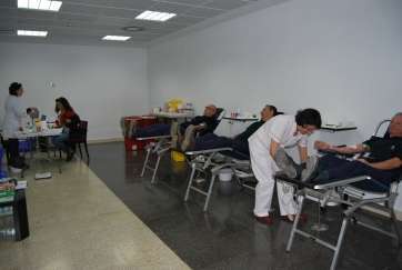 Campaña de donación de sangre en el Aeropuerto de Gran Canaria (Foto TA)