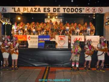 Momento del encuentro de murgas (Foto Teldeenfiestas)