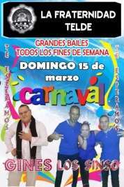 Cartel de uno de los bailes organizados (Foto TA)