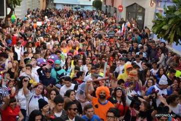 Coso carnavalero en Telde, en una imagen de archivo (Foto Antonio Alí)