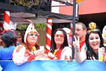 Una de las carrozas del Carnaval (Foto TA)