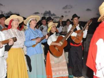 Una de las agrupaciones folclóricas que participó en la romería (Foto Teldeenfiestas)