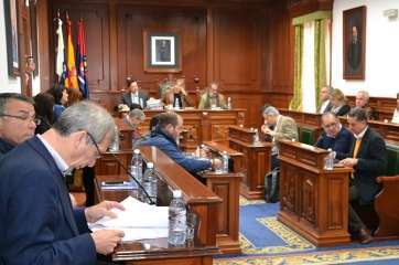 Sesión plenaria de este miércoles en las Casas Consistoriales (Foto TA)