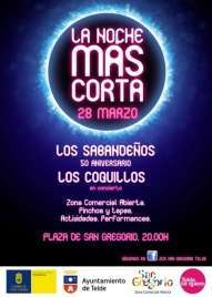 Cartel de La noche más corta de 2015 (Foto TA)