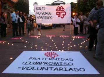 Imagen acto Cáritas (Foto TA)