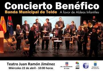 Cartel del concierto benéfico del próximo miércoles (Foto TA)