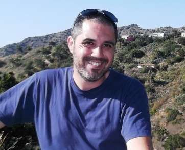 Antonio José Fernández Ponce, en el Mirador de Abrante, en La Gomera (Foto TA)