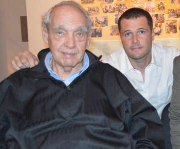 Eric Rolf (i), junto a Aléxis Rodríguez (d) el pasado viernes en Telde (Foto TA)