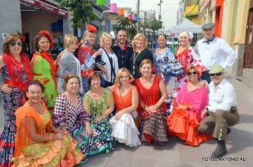 Fiesta sevillana en el casco de Telde (Foto Antonio Alí)