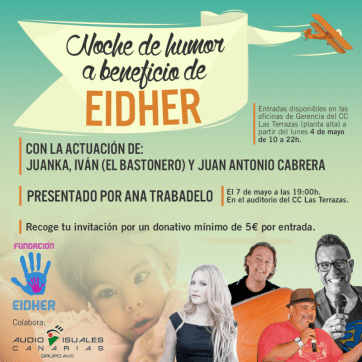 Cartel del evento solidario a favor de Eidher (Foto TA)