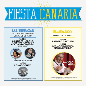 Imagen del cartel promocional del evento de Arístides Moreno y el Maestro Florido (Foto TA)