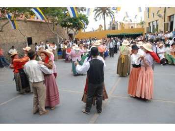 Imagen de archivo de la celebración del Día de Canarias en Telde (Foto Manuel Basso)