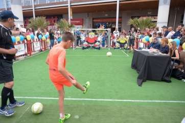 Concurso el Gol de Oro celebrado en el CC Las Terrazas (Foto TA)