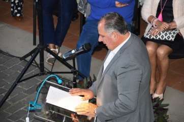 Juan Martel, en un momento de su intervención (Foto TA)