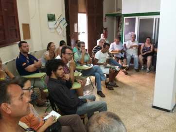 Reunión convocada por Telde Responde y celebrada en la sede de Turcón Ecologistas en Acción (Foto TA)