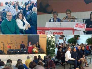 Composición fotográfica de los dos actos (Foto TA)