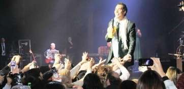 Momento de la actuación de José Vélez (Foto TA)