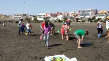 Actividad en La Garita (Foto TA)