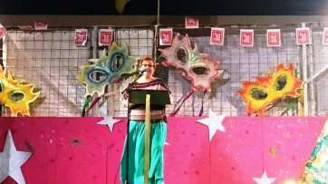 González, en un momento del pregón (Foto TA)