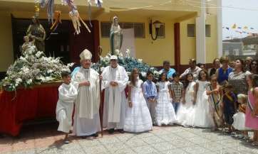 La procesión en sus inicios (Foto TA)