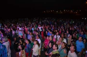 Imagen de la playa de La Garita durante uno de los conciertos de la pasada edición de la campaña (Foto TA)
