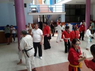 El curso contó con la colaboración de la Federación de Kempo (Foto TA)