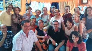 El concejal Viera con los participantes en el taller (Foto TA)