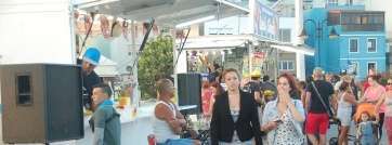 Imagen de archivo de chiringuitos en el paseo de Melenara (Foto TA)