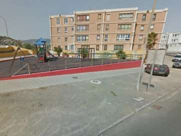 Imagen del parque infantil de la calle Julio Caro Baroja (Foto TA)