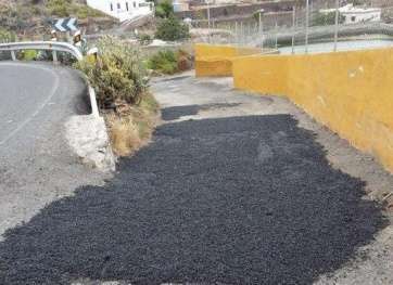 Imagen de la calle La Lombarda tras la actuación de Vías y Obras (Foto TA)