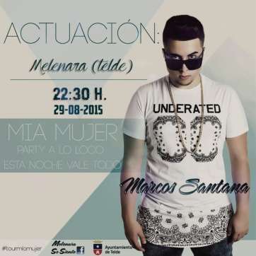 Cartel de la actuación (Foto TA)