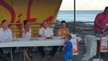 Imagen del concurso celebrado esta tarde en Melenara (Foto TA)