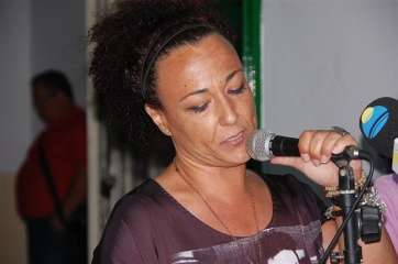 Mayka Caballero, presidenta de la comisión gestora del colectivo Valdecasas (Foto TA)