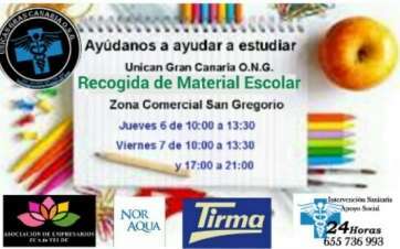 Cartel de la campaña benéfica (Foto TA)