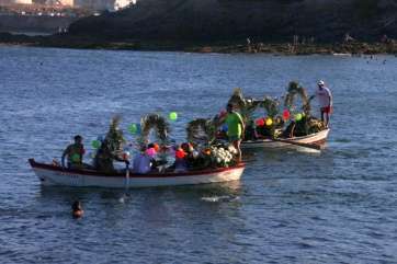 Procesión marítima (Foto Jesús Ruiz Mesa)
