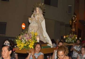 Imagen del desfile religioso (Foto Fco. Javier Santana)