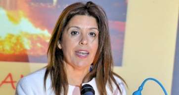 La alcaldesa de Telde, Carmen Hernández (Foto TA)