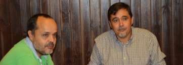 Los hermanos Luis y Juan Perera, cabezas visibles de los scouts de Telde en la actualidad (Foto TA)