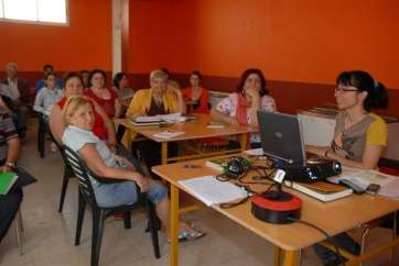 Imagen de archivo de un curso de productos fitosanitarios impartido por el Ayuntamiento (Foto TA)