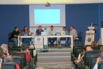 Momento de la presentación del acto, en el Club La Provincia (Foto Jesús Ruiz Mesa)