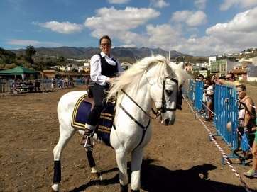 La exhibición tuvo lugar en los terrenos donde se celebra la feria de ganado (Foto TA)