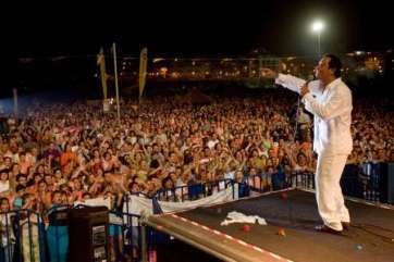José Vélez, en un concierto reciente en Arrecife (Foto TA)