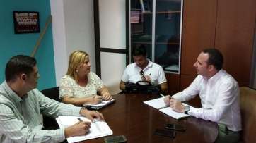 De izquierda a derecha, Diego Ojeda, Mónica Muñoz, José Jiménez y Eloy Santana (Foto TA)