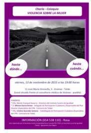 Cartel promocional de la charla (Foto TA)