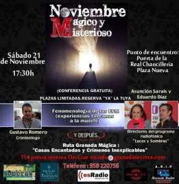 Cartel promocional de la conferencia (Foto TA)