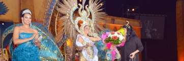 Beatriz Medina, reina del Carnaval 2015 de Telde (Foto Antonio Alí)