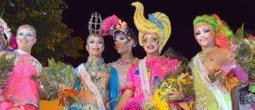 Los ganadores de la tercera edición de la Gala Drad Queen (Foto Antonio Alí)